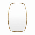 Hand-Etched Moroccan Brass Wall Mirror – Artisan Frame