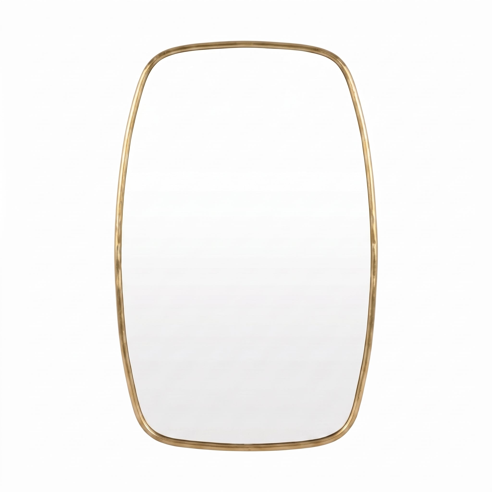 Hand-Etched Moroccan Brass Wall Mirror – Artisan Frame