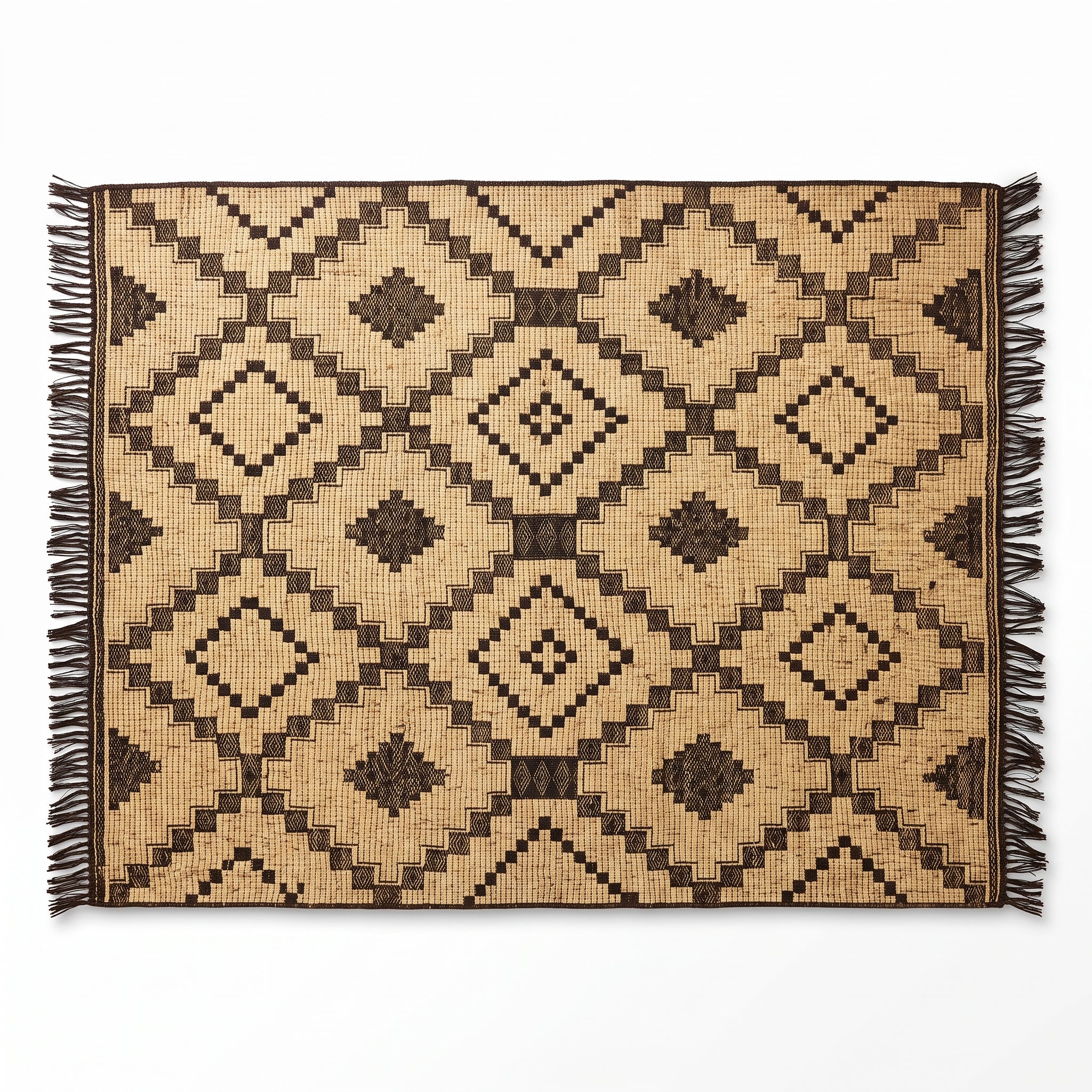 Handwoven Mauritanian Rug – Smar & Leather