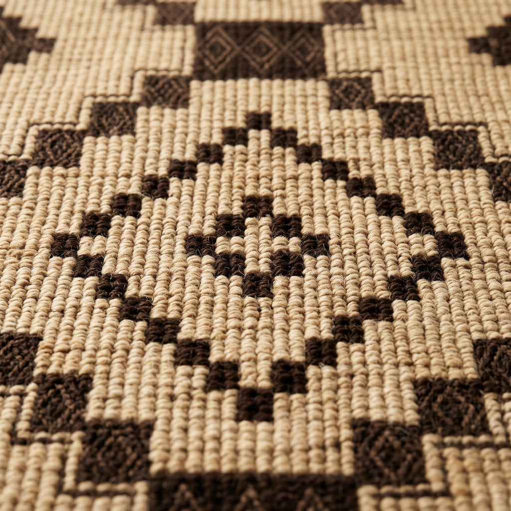 Handwoven Mauritanian Rug – Smar & Leather