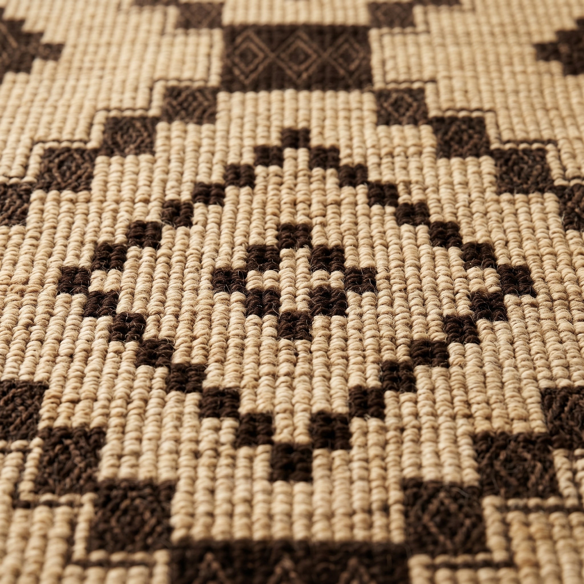 Handwoven Mauritanian Rug – Smar & Leather