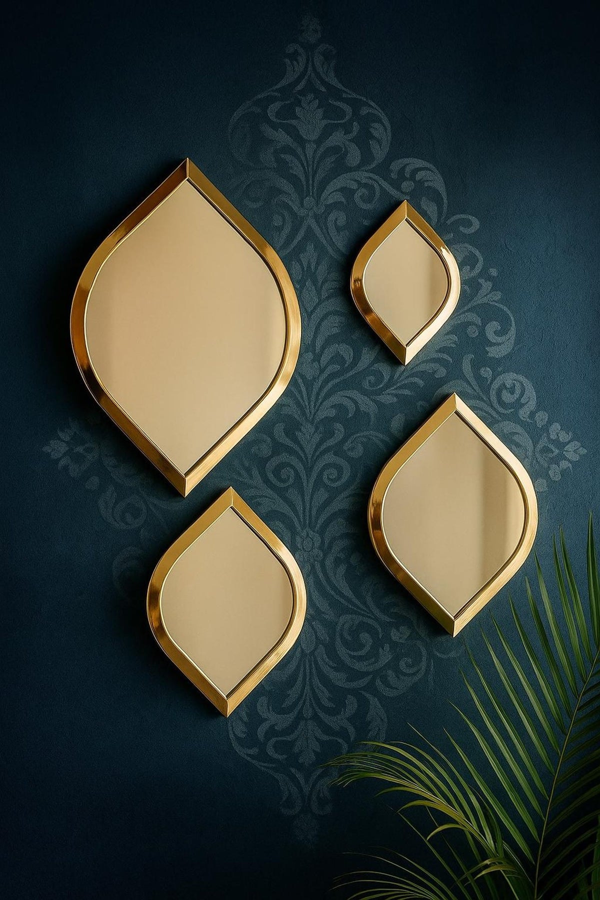 Moroccan Brass Eye Wall Mirror