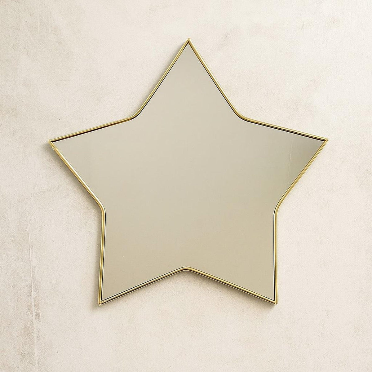 Moroccan Brass Star Wall Mirror