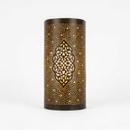 NEOMEDINA dark arabesque medallion Moroccan wall sconce
