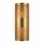 NEOMEDINA twin rosette band Moroccan wall sconce