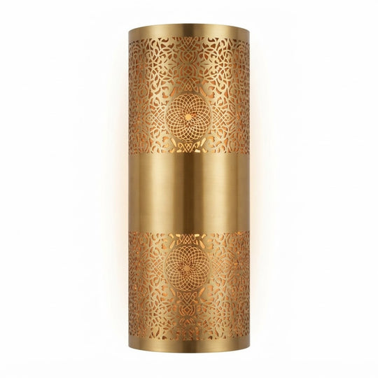 NEOMEDINA twin rosette band Moroccan wall sconce