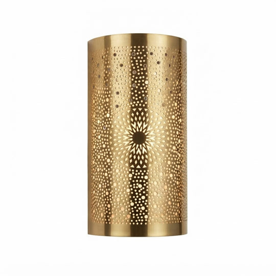 NEOMEDINA sunflower medallion Moroccan wall sconce