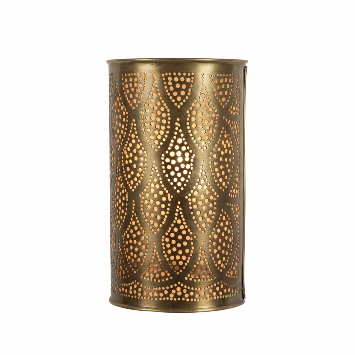 NEOMEDINA perforated leaf Moroccan wall sconce